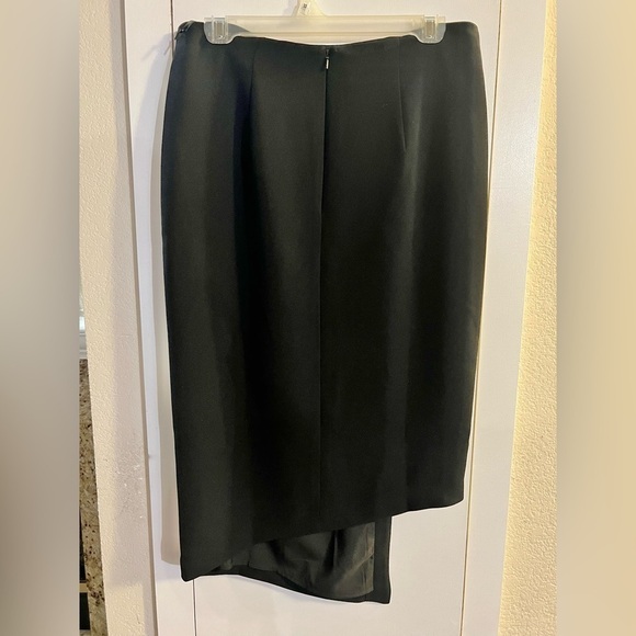 Halogen Asymmetrical Hem Button Down Front
High Waisted Midi Length Skirt - Picture 3 of 6